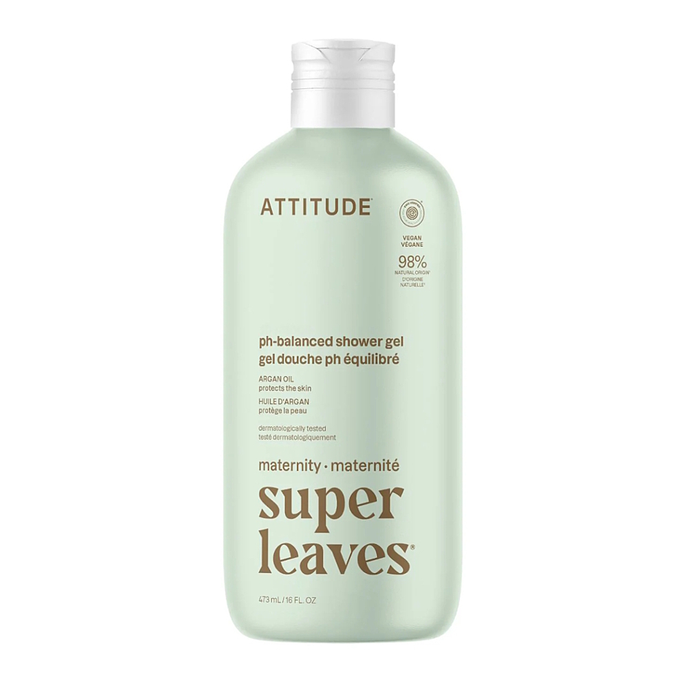 E-shop ATTITUDE Super leaves Maternity telové mydlo pre tehotné s arganom 473 ml