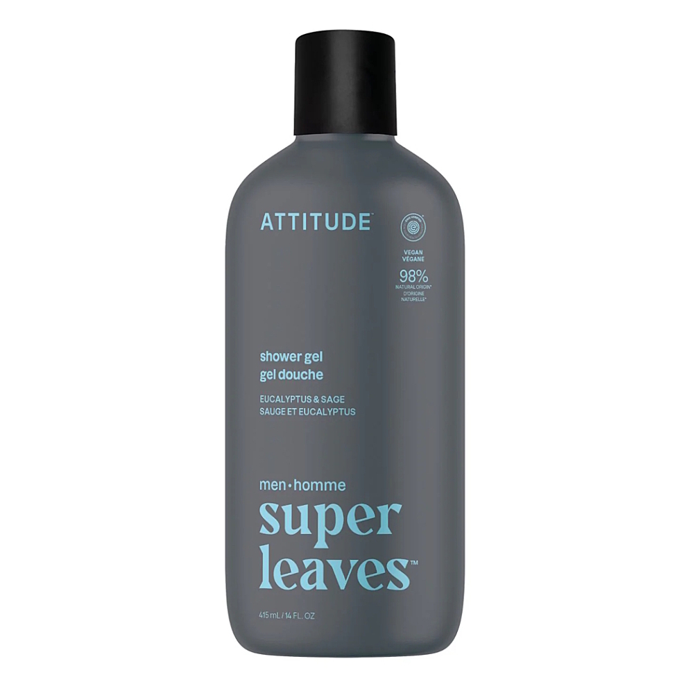 ATTITUDE Super leaves pánsky sprchový gél Eukalyptus a Šalvia 415ml