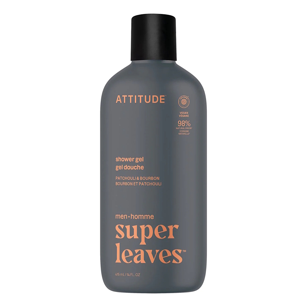 ATTITUDE Super leaves pánsky sprchový gél Pačuli a Bourbon 415ml