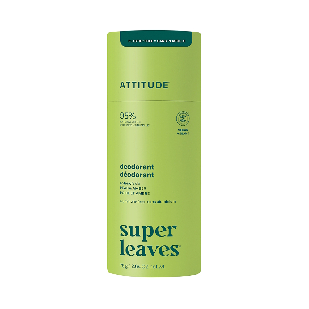 ATTITUDE Super leaves prírodný dezodorant hruška & amber 75 g