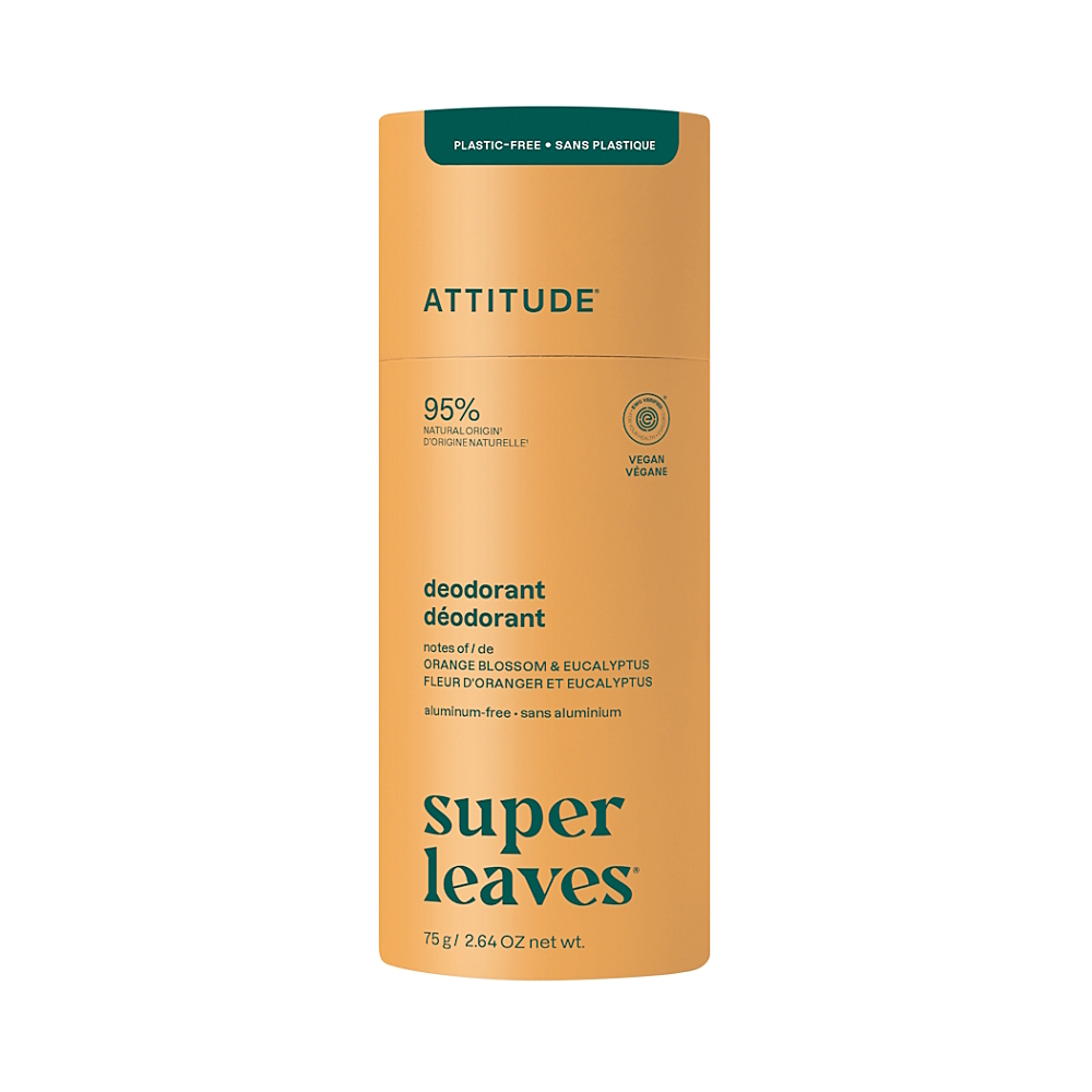 ATTITUDE Super leaves prírodný dezodorant Pomarančový kvet & Eukalyptus 75 g