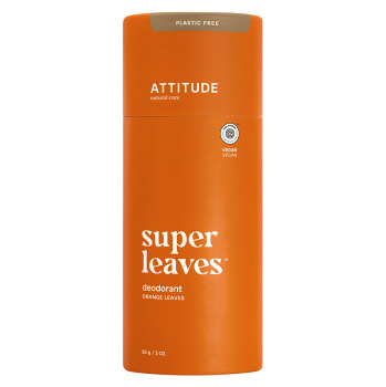 ATTITUDE Super leaves Prírodný tuhý dezodorant Pomarančové listy 85 g (Prírodné dezodoranty a antiperspiranty) - Prírodné