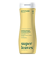 ATTITUDE Super leaves s detoxikačným účinkom prírodný šampón rozjasňujúci pre normálne a mastné vlasy 240 ml