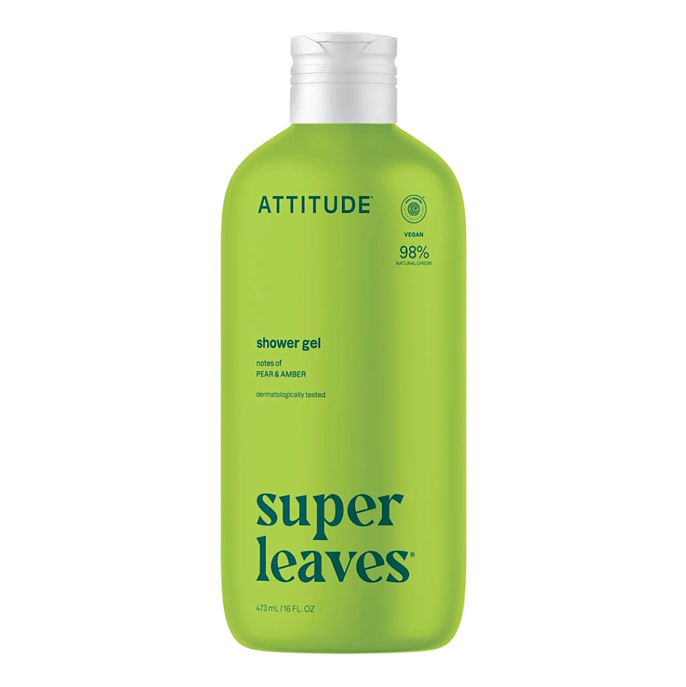 ATTITUDE Super leaves s detoxikačným účinkom olivové listy prírodné telové mydlo 473 ml