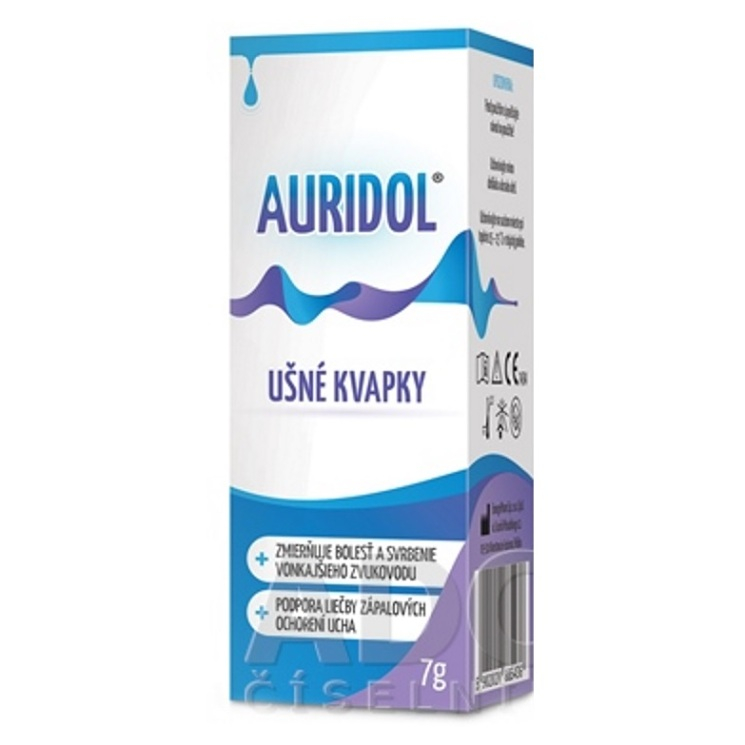 AURIDOL ušné kvapky 7 g kúpite na Mojalekaren.sk