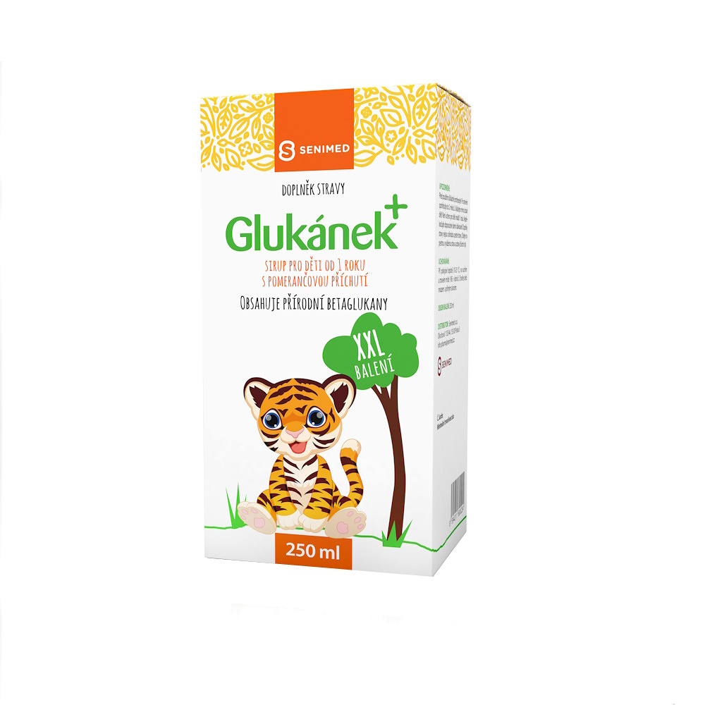 E-shop SENIMED Glukánek+ sirup pro děti 250 ml