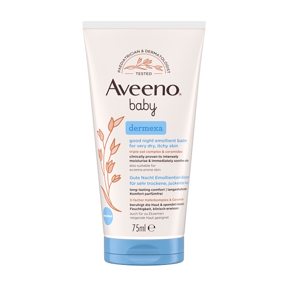 AVEENO Baby dermexa emolienčný balzam na dobrú noc 75 ml