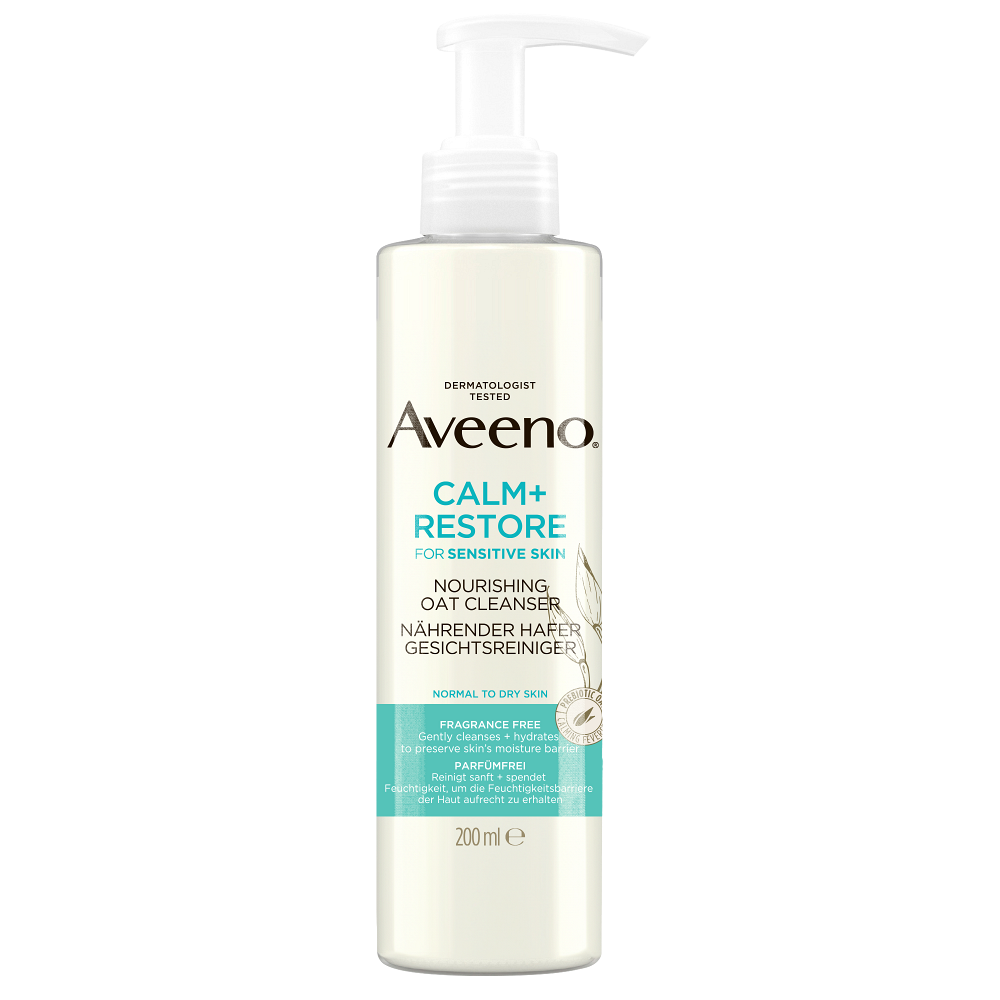 AVEENO Calm+Restore Čistiaci pleťový gél s ovsom 200 ml kúpite na Mojalekaren.sk