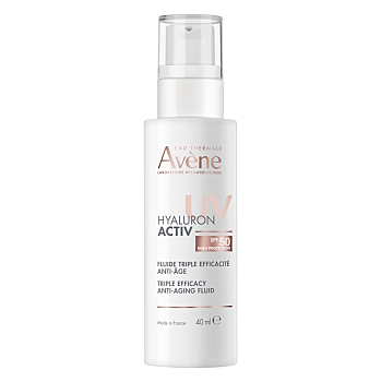 AVENE Hyaluron Activ Anti-age fluid SPF50 40 ml (Dermokozmetika pleťové krémy) - Hydratačný
