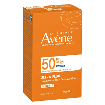AVÈNE Sun Ultra fluid Invisible na opaľovanie SPF50 50 ml