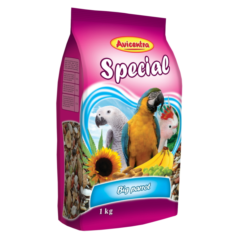E-shop Avicentra Špeciál veľký papagáj 1kg