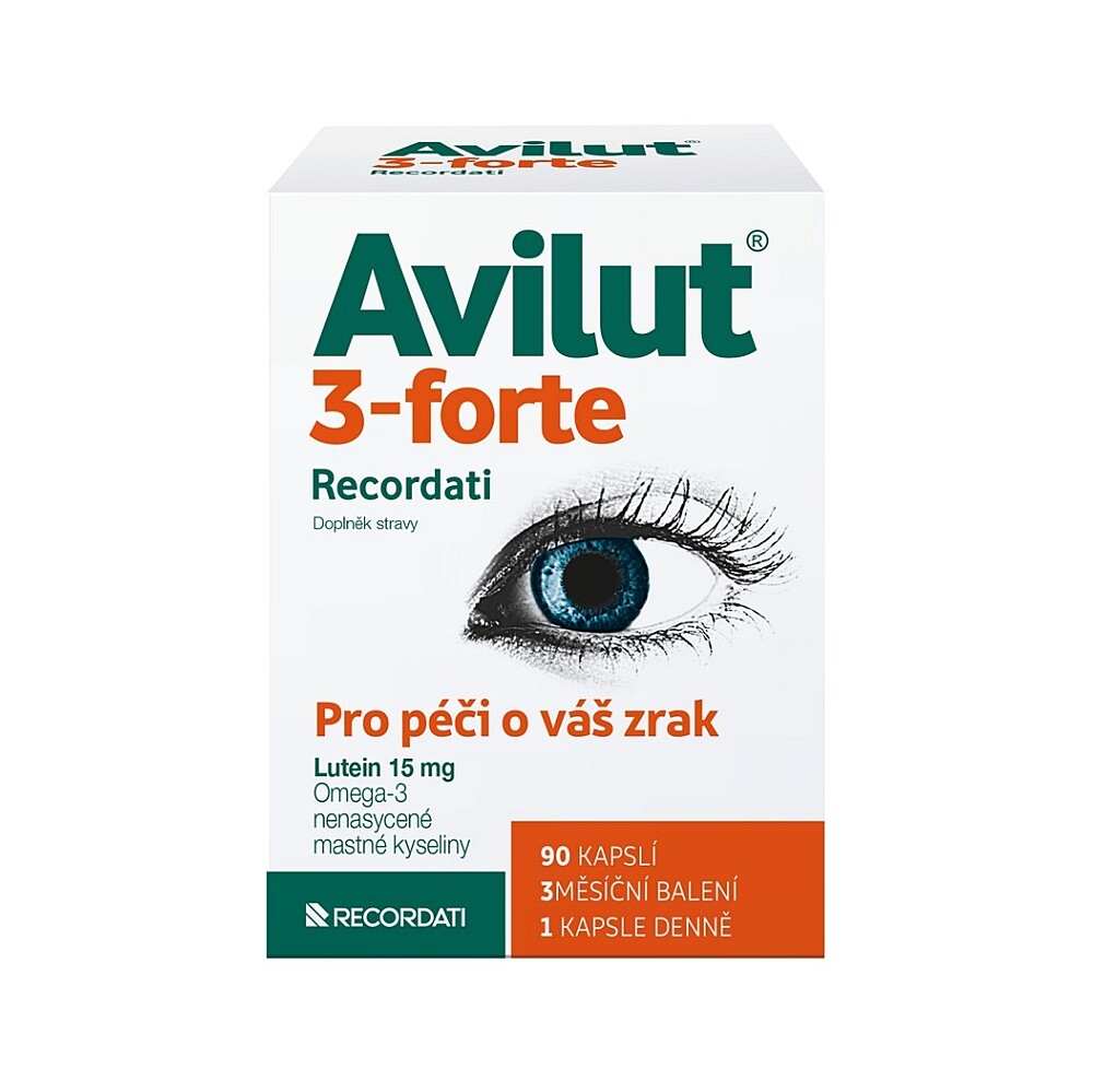 Avilut 3-forte Recordati 90 kapsúl kúpite na Mojalekaren.sk