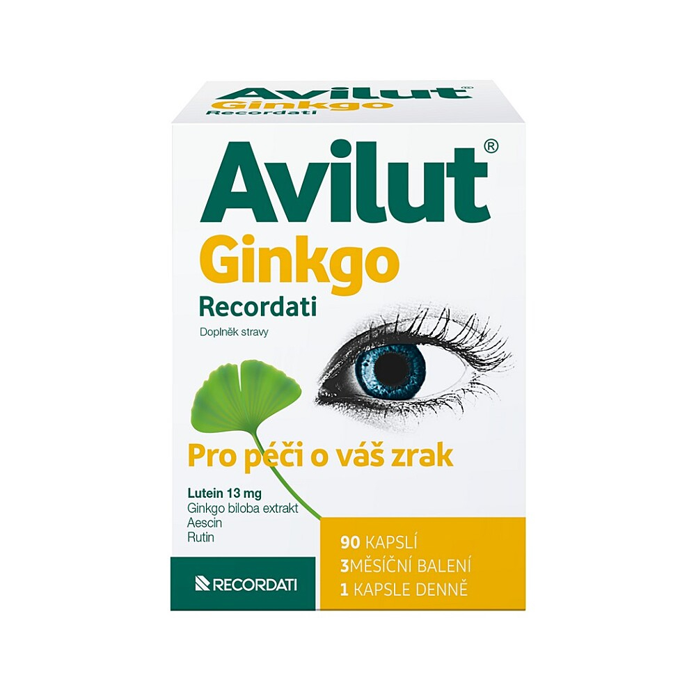 E-shop AVILUT Ginkgo Recordati 90 kapsúl