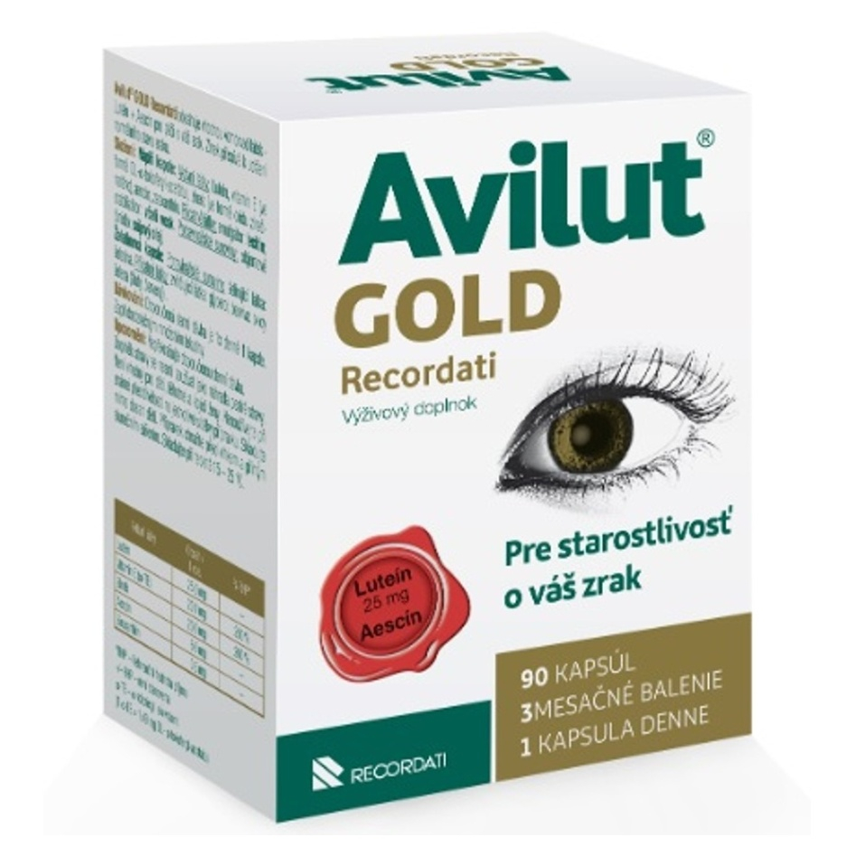 AVILUT Gold Recordati 90 kapsúl kúpite na Mojalekaren.sk