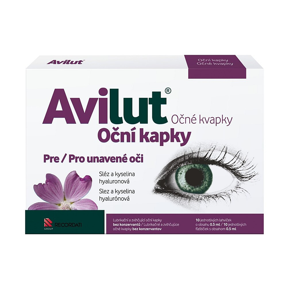E-shop AVILUT Očné kvapky 10x0.5ml