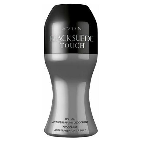 AVON Guličkový deodorant antiperspirant Black Suede Touch 50 ml
