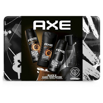 AXE Black & Dark temptation Vianočný balíček pre mužov