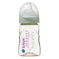 B.BOX Antikoliková dojčenská fľaša od narodenia zelená 180 ml