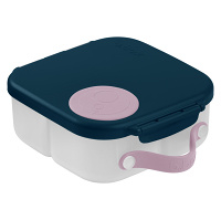 B.BOX Olovrantový box stredný indigo/ružový 1 l