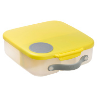 B.BOX Olovrantový box veľký žltý/sivý 2 l
