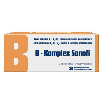 SANOFI B-komplex 30 dražé, expirácie