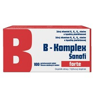 SANOFI B-komplex forte 100 dražé