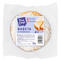 FREE DAYS Bezlepková babeta citrónová 70 g