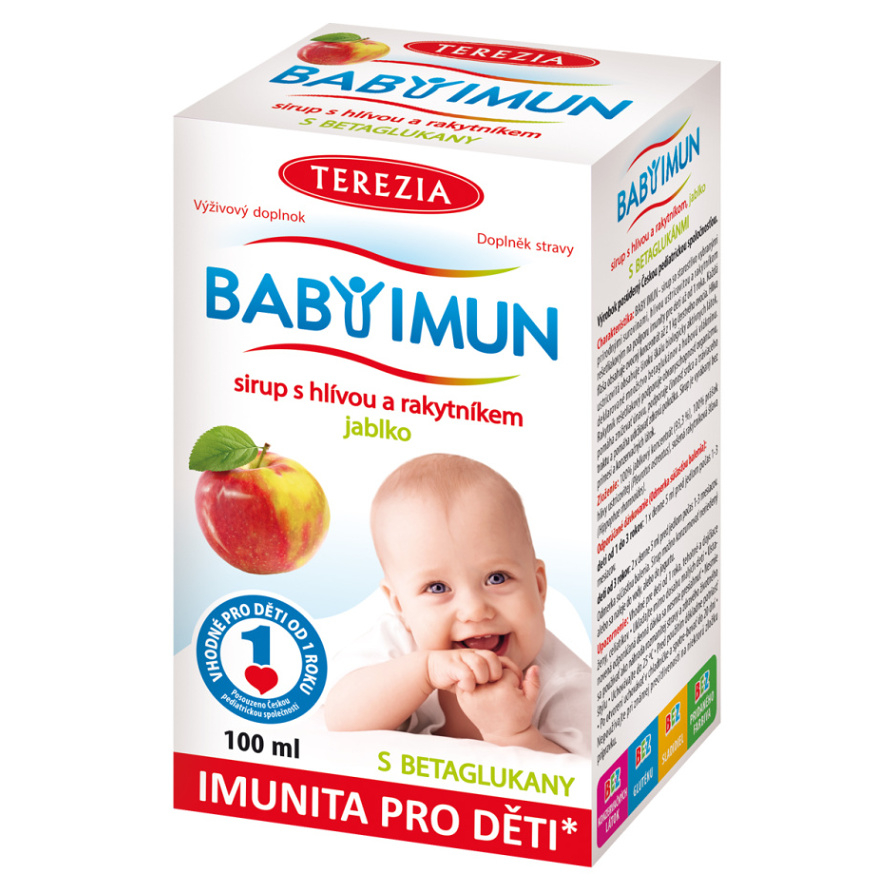 TEREZIA Baby imun sirup s hlivou a rakytníkom jablko 100 ml kúpite na Mojalekaren.sk
