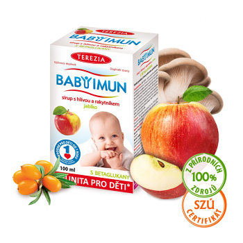 TEREZIA Baby imun sirup s hlivou a rakytníkom jablko 100 ml