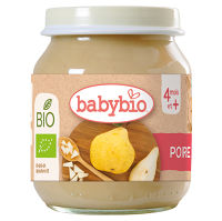 BABYBIO Bio hruška 4m + 130 g