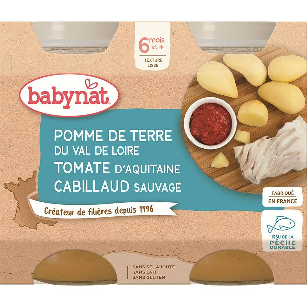 E-shop BABYBIO menu zemiaky s treskou 2x200 g