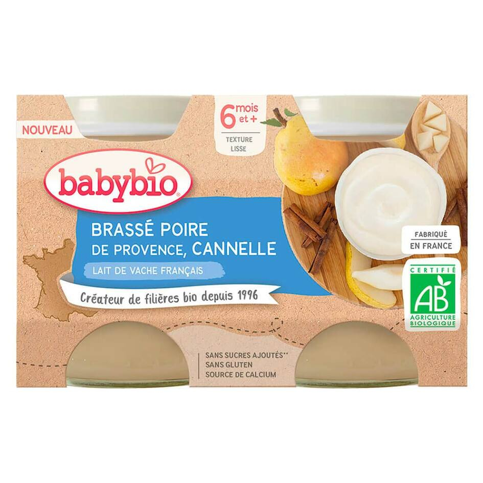 BABYBIO Brassé hruška škorica 2x 130 g kúpite na Mojalekaren.sk