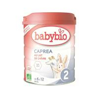 BABYBIO Caprea 2 Pokračovacie plnotučné kozie dojčenské mlieko od 6-12 mesiaca BIO 800 g