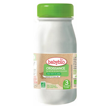 BABYBIO Croissance 3 Tekuté pokračovacie dojčenské mlieko od 10 mesiaca do 3 rokov BIO 250 ml