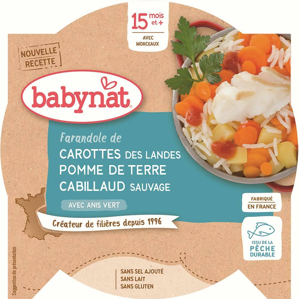 E-shop BABYBIO menu mrkvu a zemiaky s treskou 260 g
