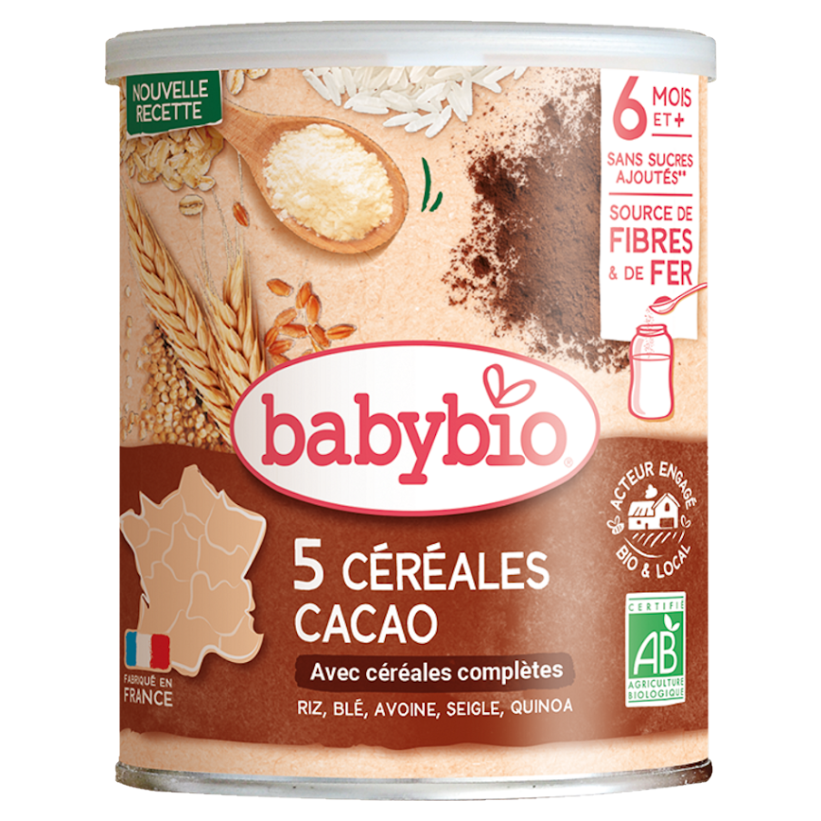 E-shop BABYBIO nemliečna rýžovoquinoová kaša s kakaom 220 g