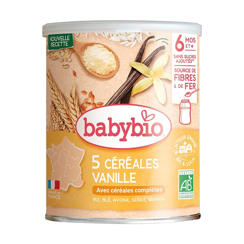 E-shop BABYBIO nemliečna rýžovoquinoová kaša s vanilkou 220 g