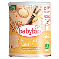 BABYBIO nemliečna rýžovoquinoová kaša s vanilkou 220 g