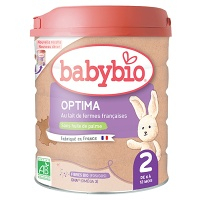 BABYBIO Optima 2 pokračovacie dojčenské bio mlieko 800 g
