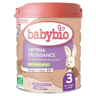 BABYBIO Optima 3 Pokračovacie dojčenské mlieko od 10 mesiaca do 3 rokov BIO 800 g