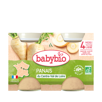 BABYBIO zeleninový příkrm paštrnák 2 x 130 g (Zeleninové príkrmy) - BIO, Jednodruhové
