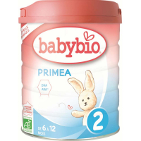 BABYBIO Primae 2 Pokračovacie dojčenské mlieko od 6-12 mesiacov BIO 800 g