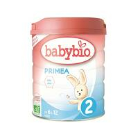 BABYBIO Primae 2 Pokračovacie dojčenské mlieko od 6-12 mesiacov BIO 800 g
