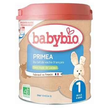 BABYBIO Primea 1 počiatočné dojčenské mlieko od 0 - 6 mesiacov BIO 800 g