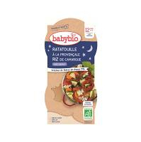 BABYBIO večerné menu Ratatouille po provensálsky s ryžou 2x200 g