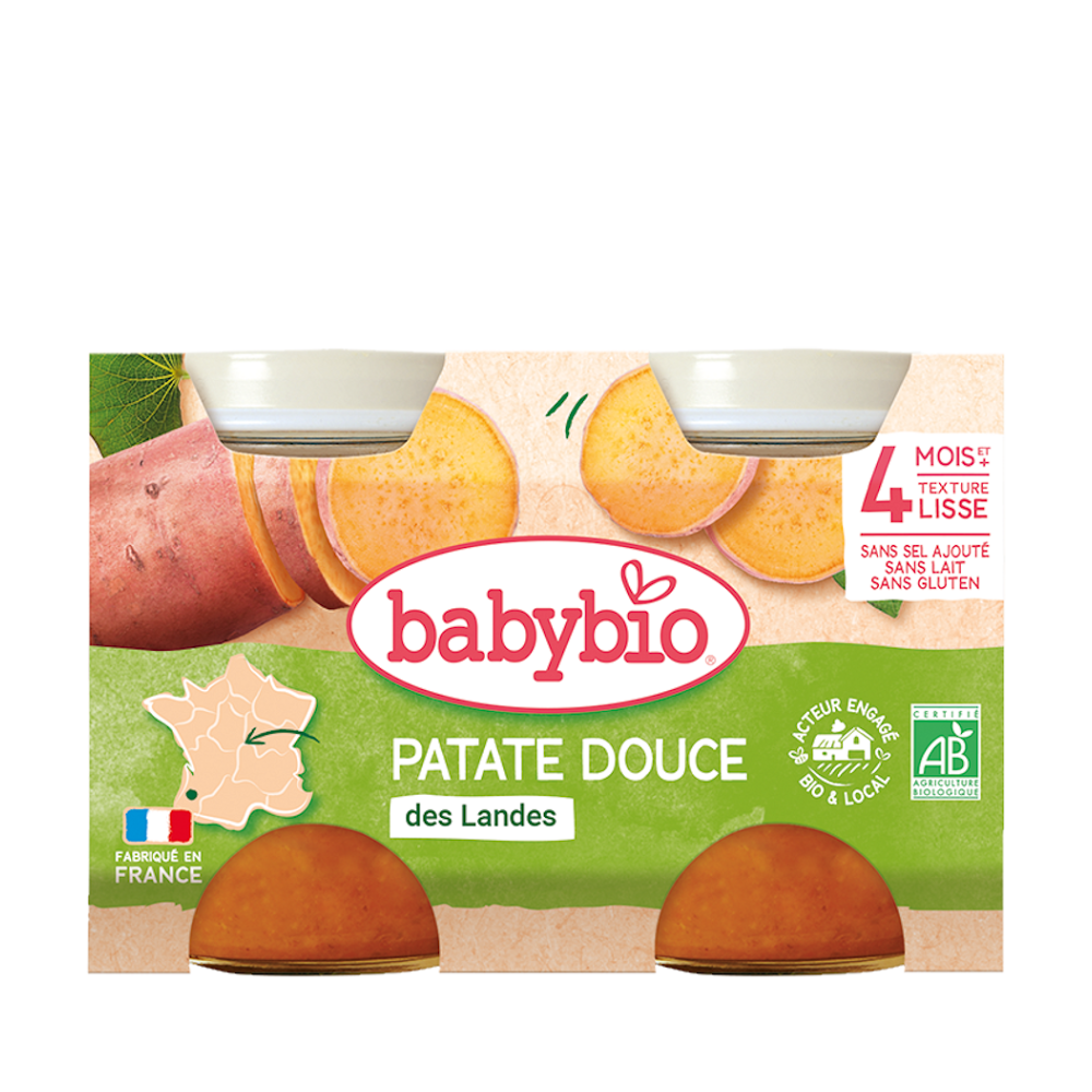 E-shop BABYBIO zeleninový príkrm sladké zemiaky 2x130 g