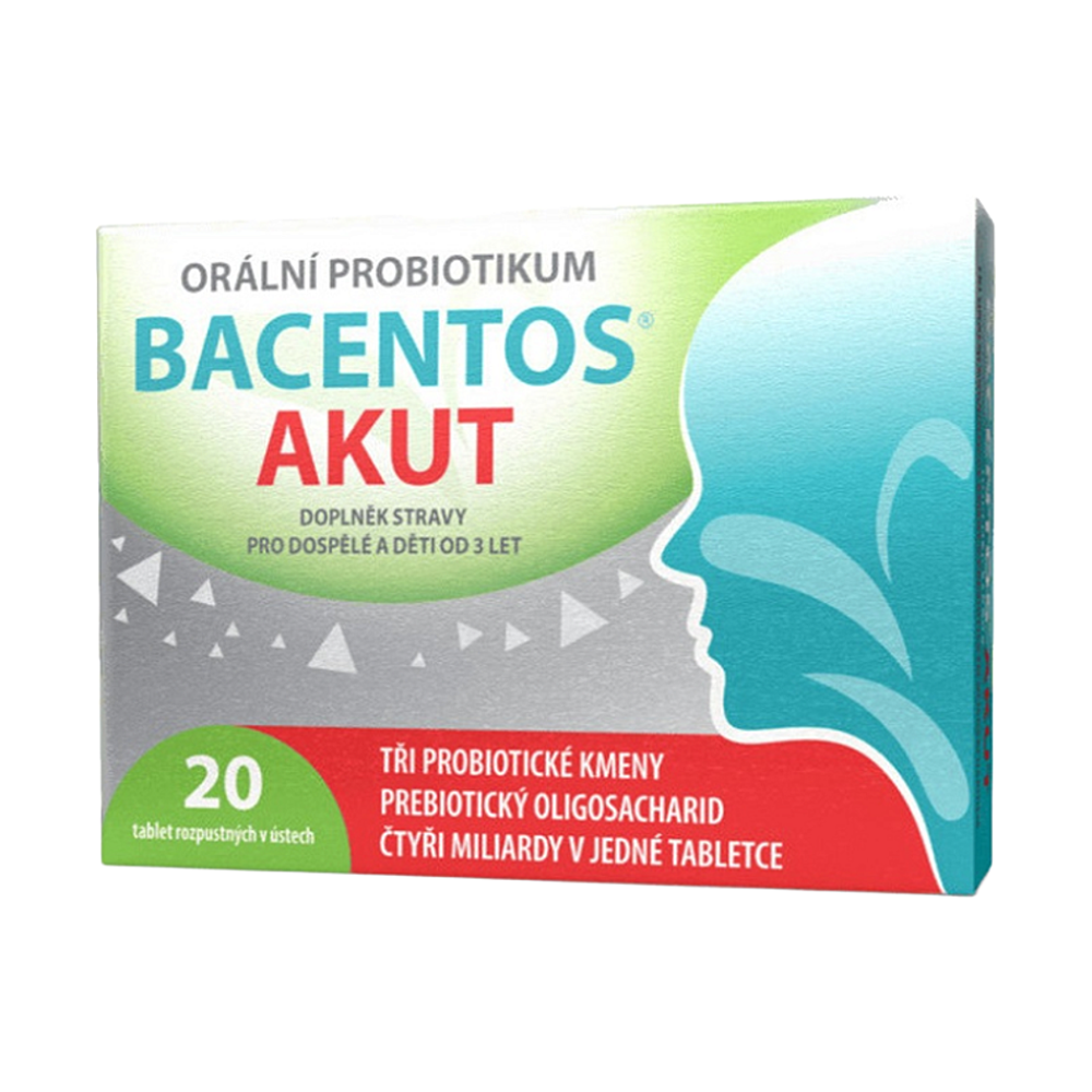 BAC-ENTOS AKUT orálne probiotikum 20 tabliet