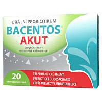 BAC-ENTOS AKUT orálne probiotikum 20 tabliet