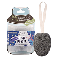 BADEFEE Tuhý sprchový gél Activated charcoal 70 g