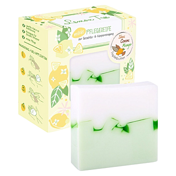 BADEFEE Tuhé mydlo Lemon Tree 100 g (Tuhá mydlá) - Hydratačný, Vyživujúce